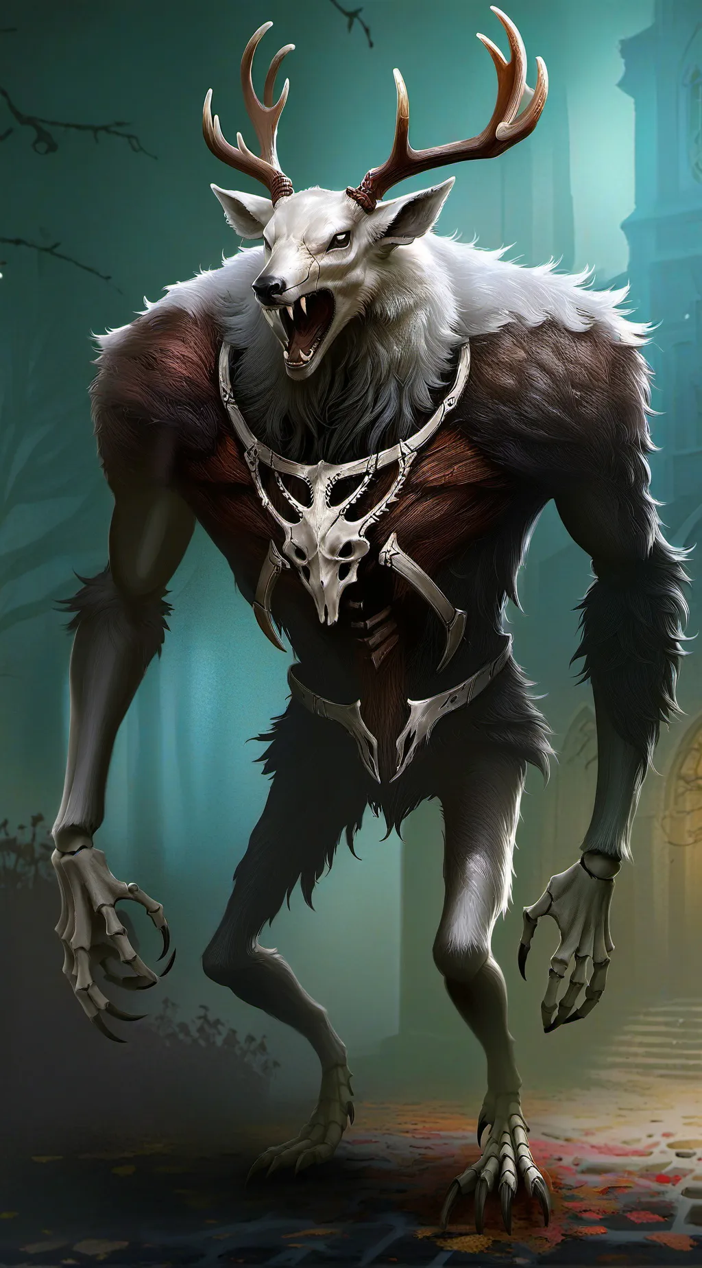 ai character: Wendigo  background