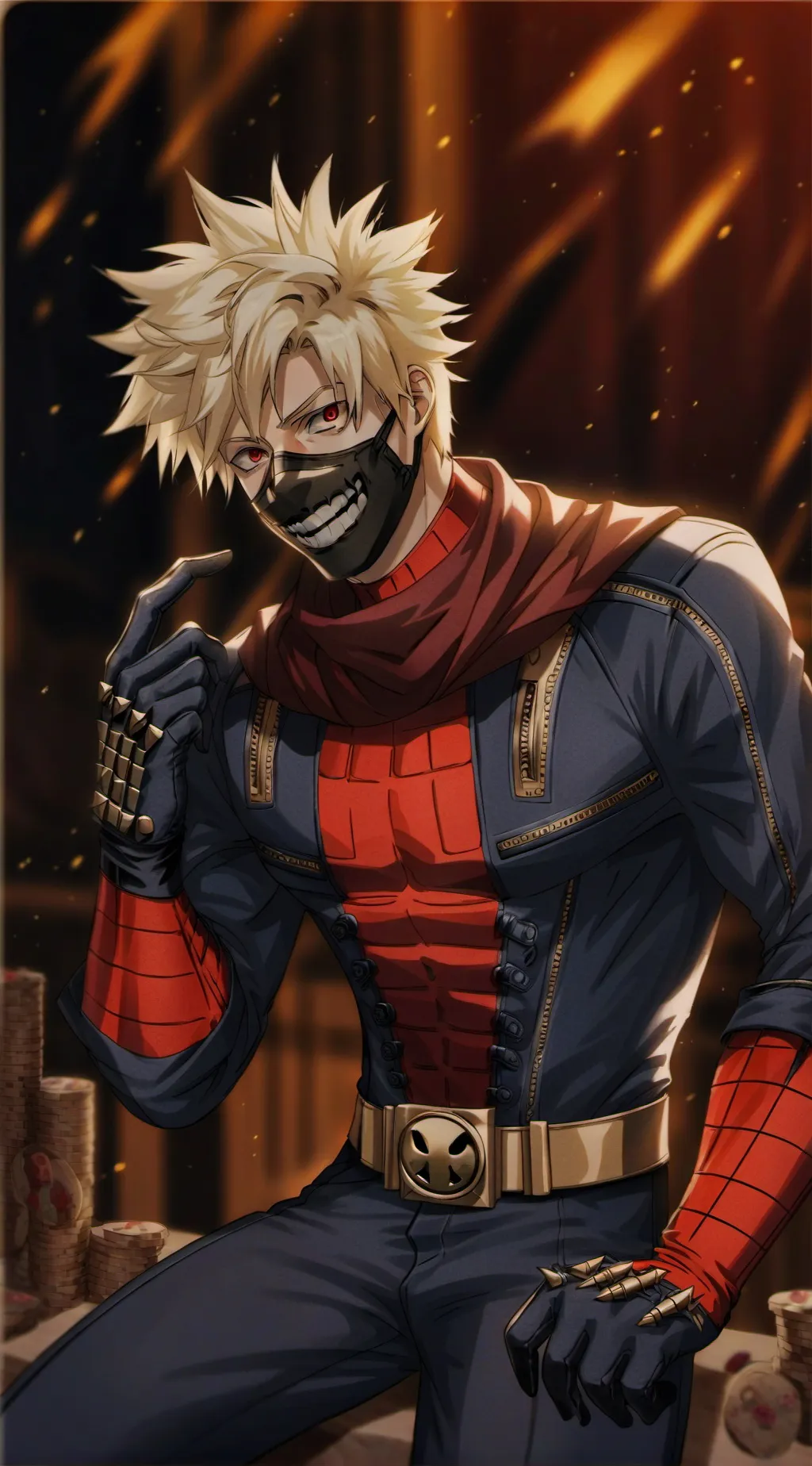ai character: Bakugo background