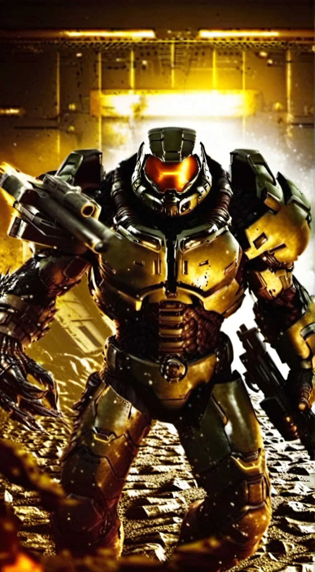 ai character: Doom  background