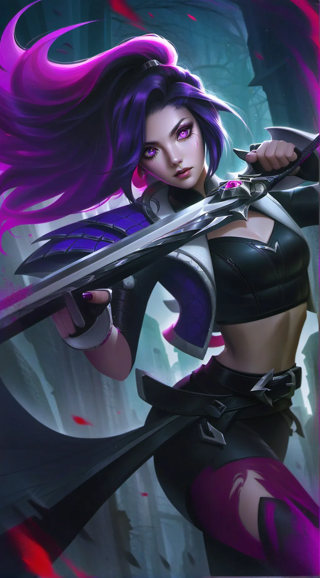 ai character: hashira  background