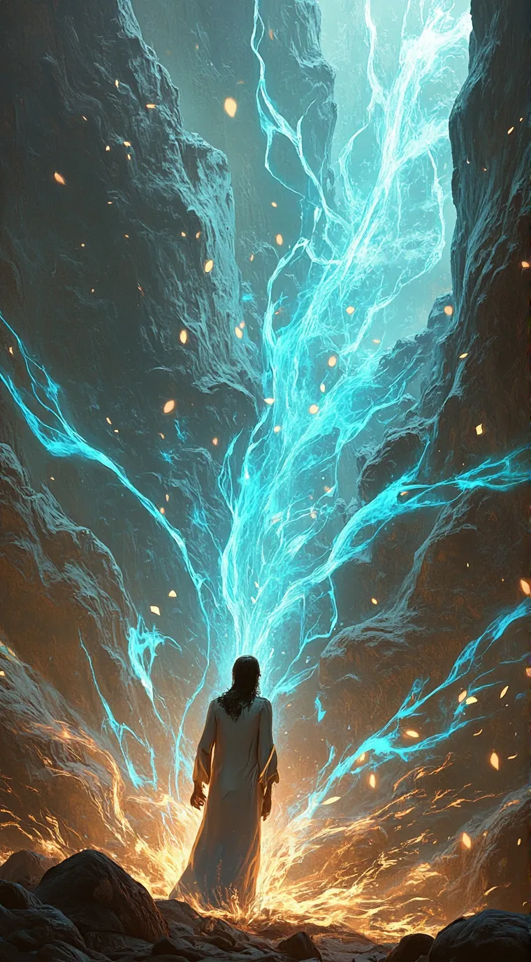 ai character: jesus background