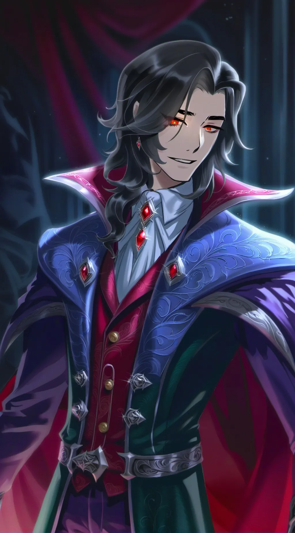 ai character: Lord Lucien Vrylok background