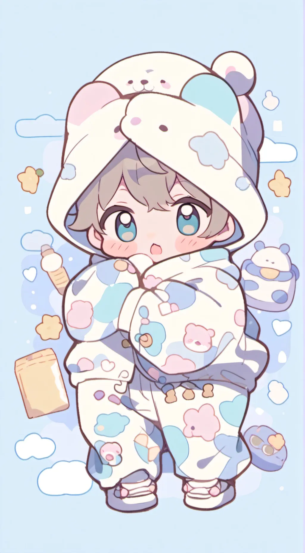 ai character: “Babies” background