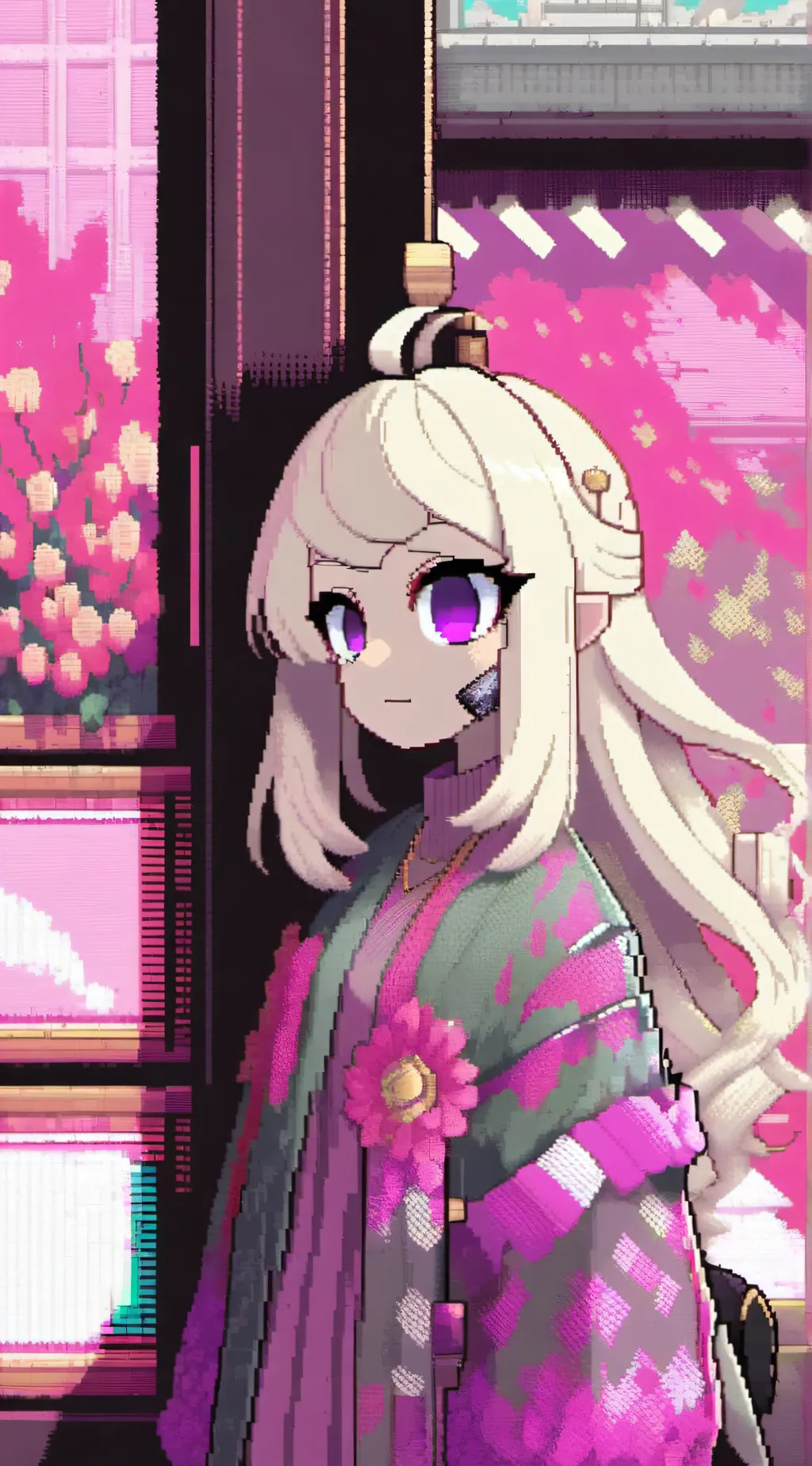 ai character: Royalhalo background