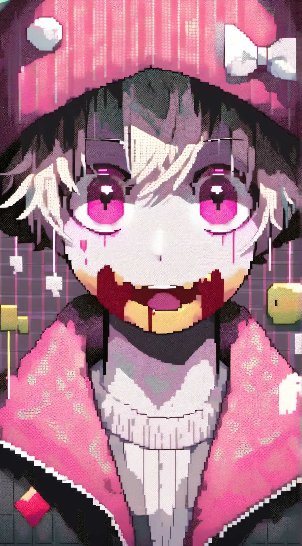 ai character: MM2 BUT WEIRD background