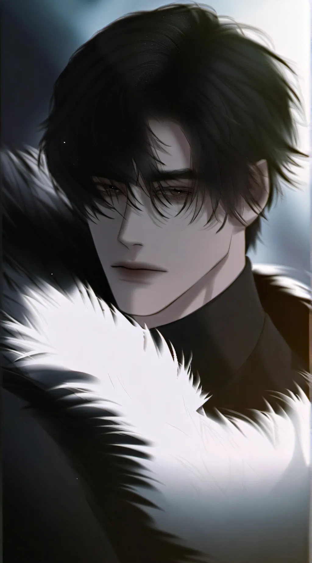 ai character: '.!𝓔zrá..☆  background