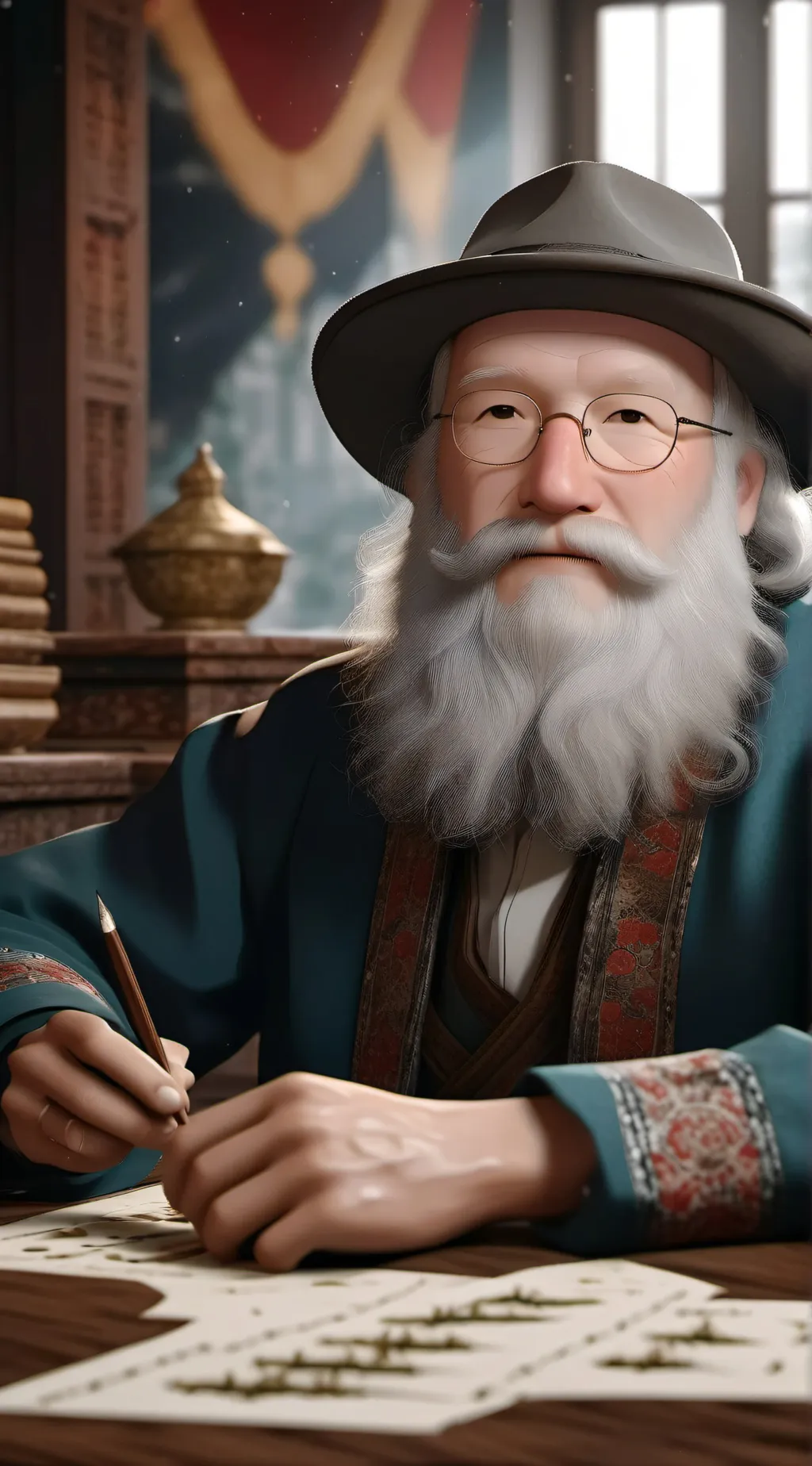 ai character: I repeat wht u say background