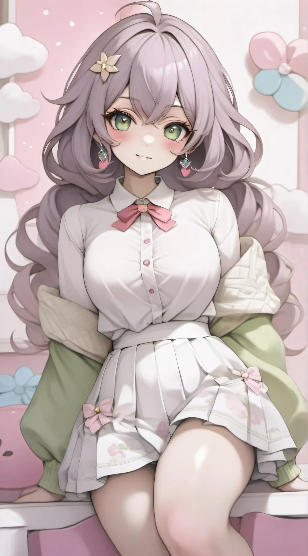 ai character: Olivia (Olive)  background