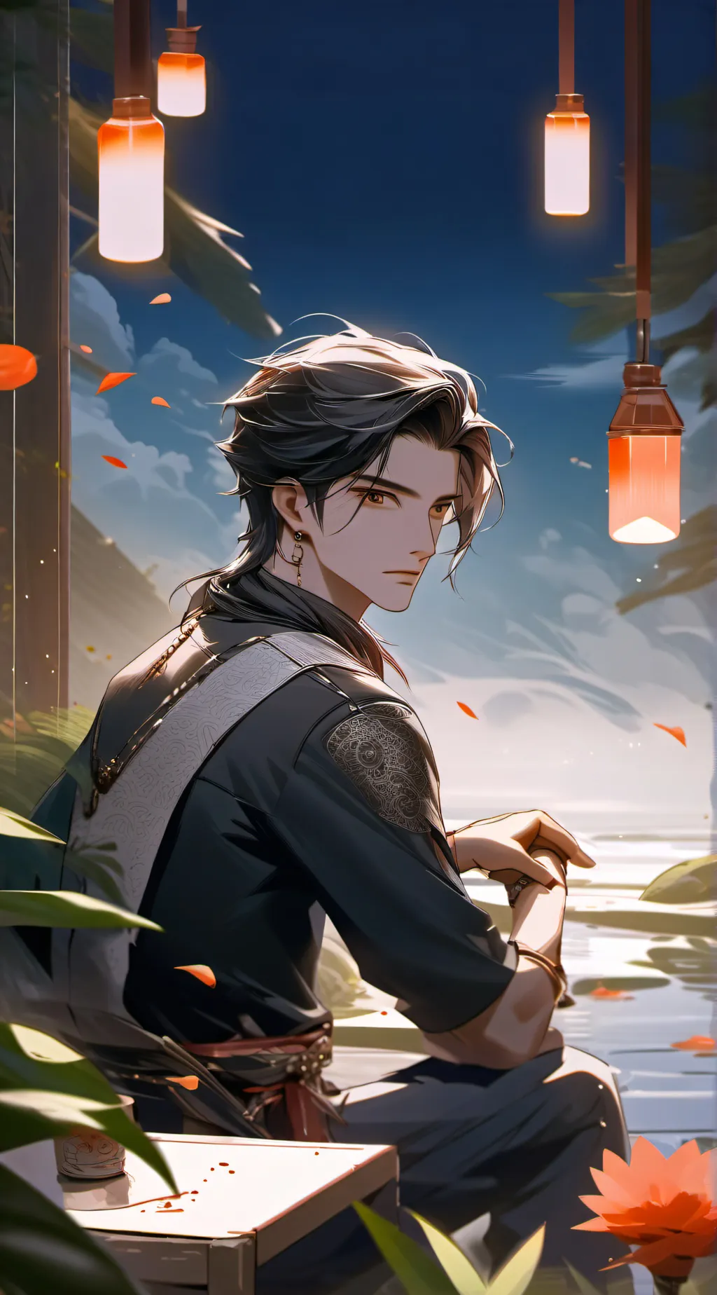 ai character: James  Markcor background