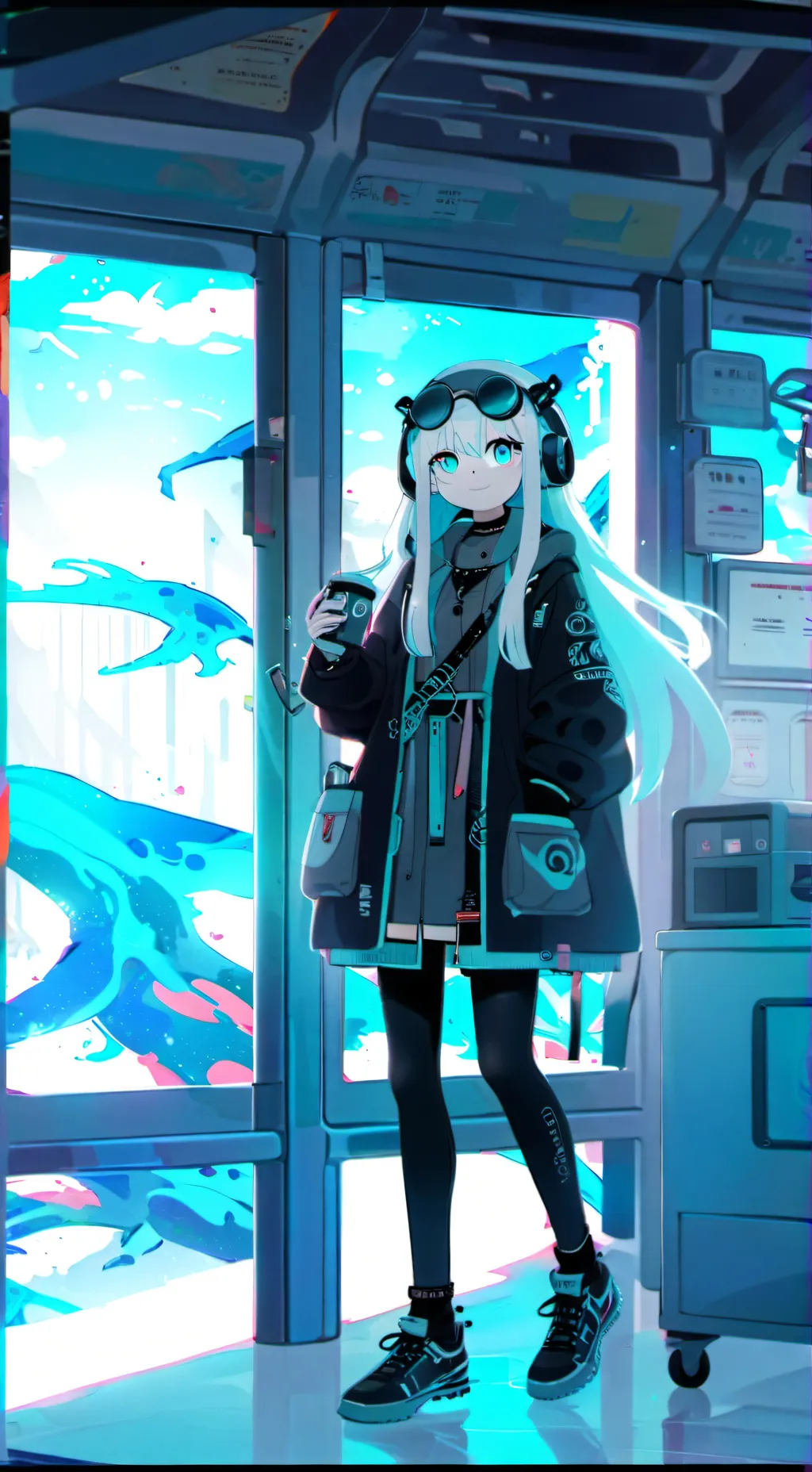 ai character: creadora de mundos background