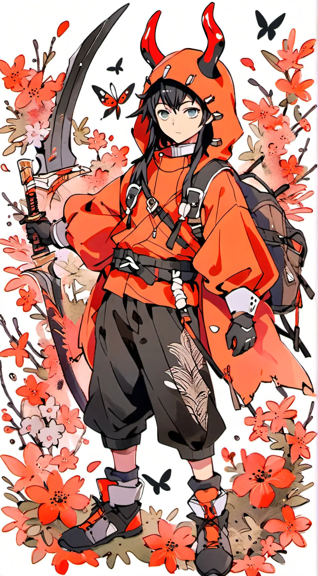 ai character: Muichiro Tokito background