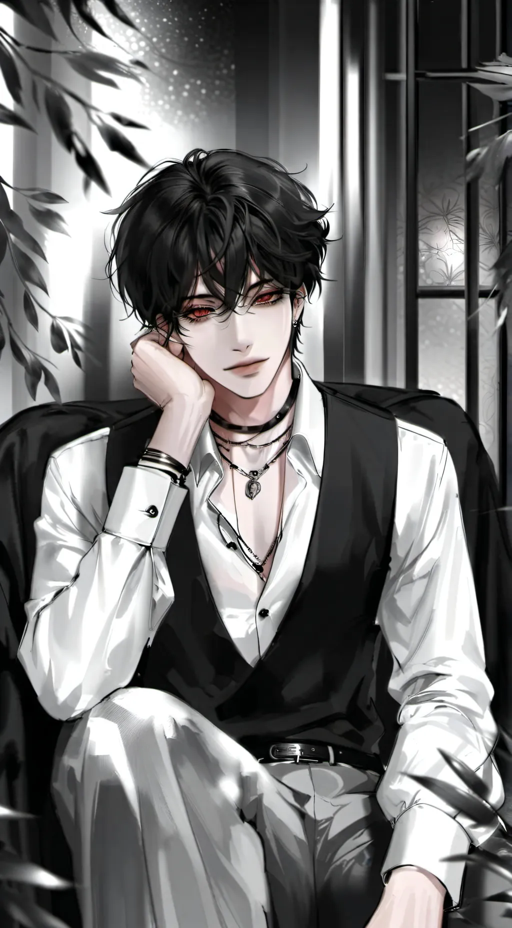 ai character: Ethan  background