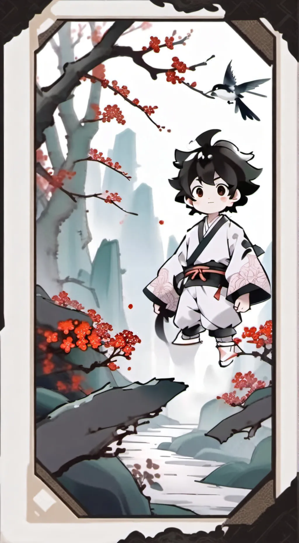 ai character: xiahei background