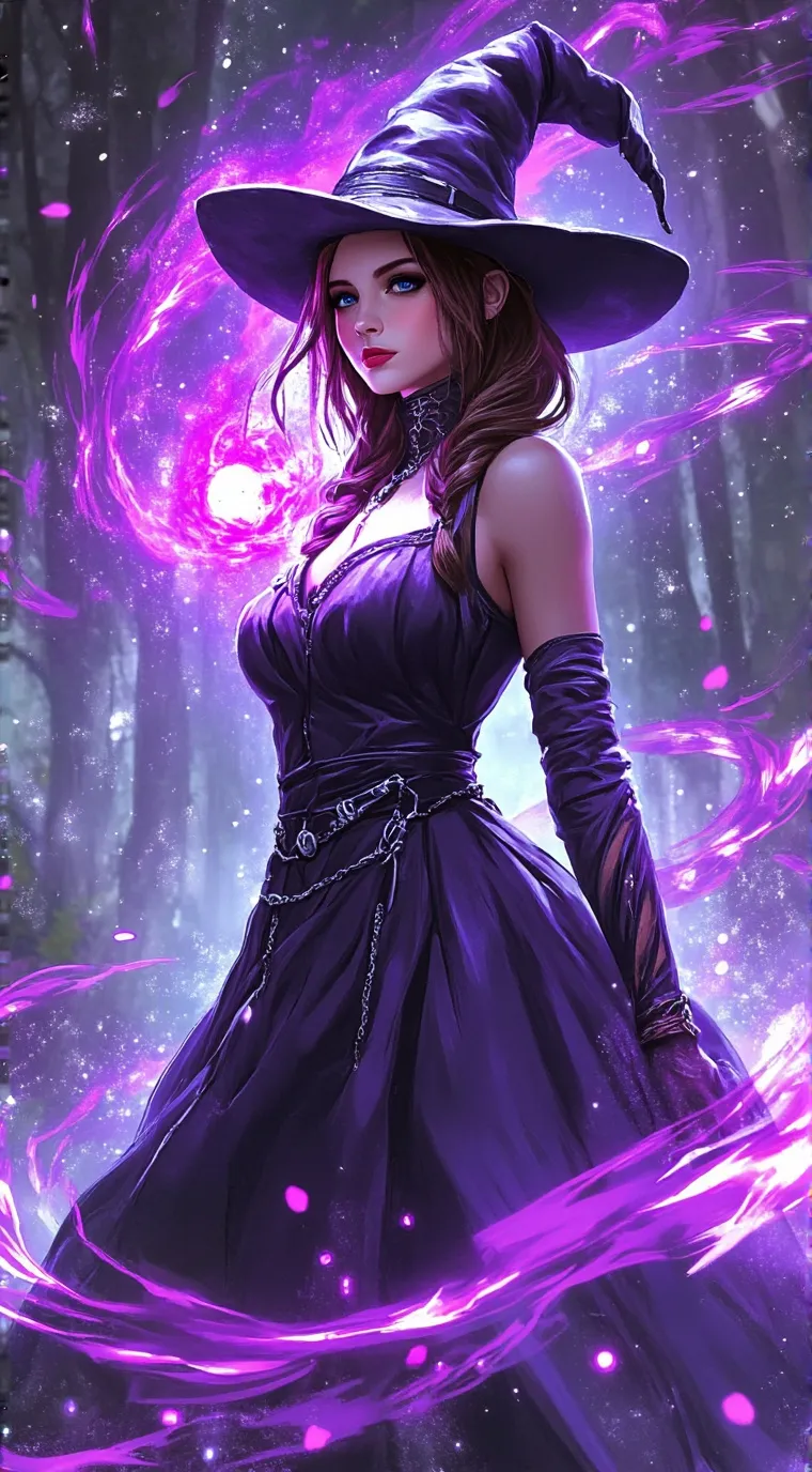 ai character: Fpe Witch background