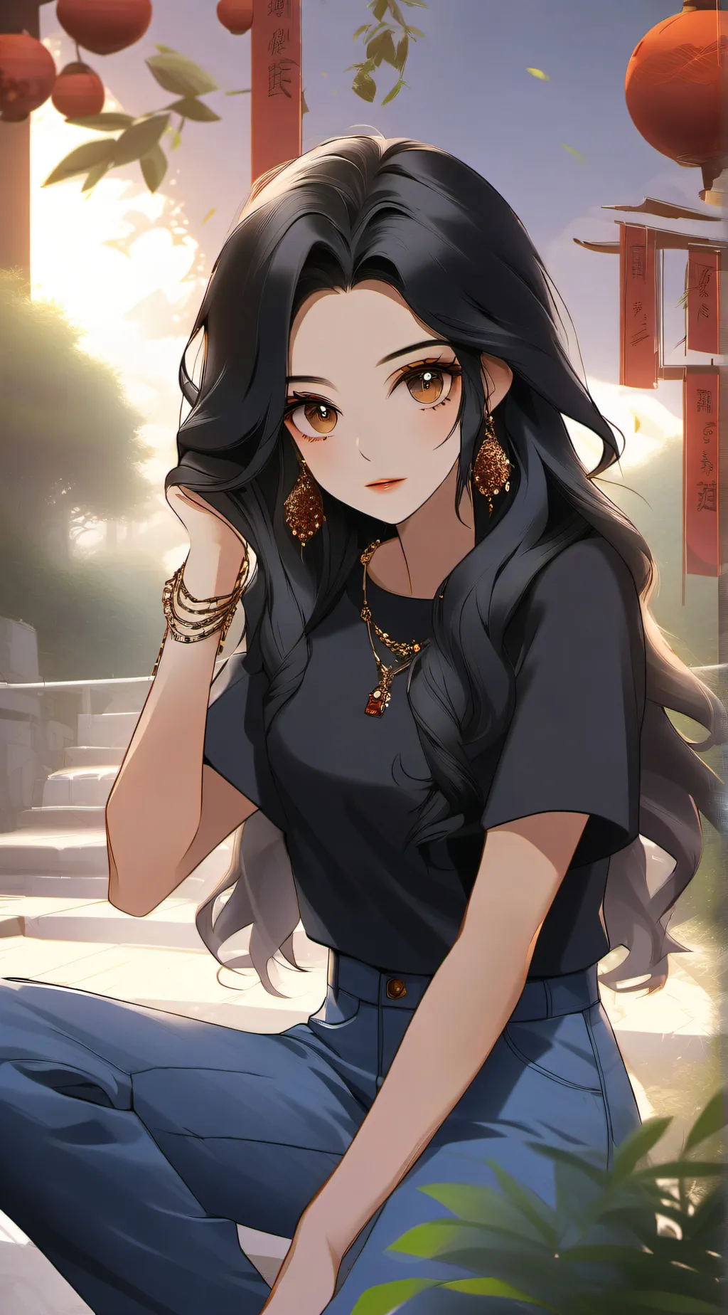 ai character: Mrs. Sophie  background