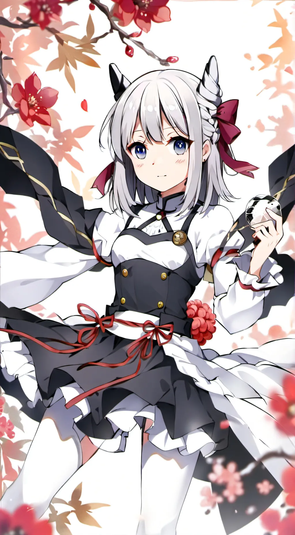 ai character: nezoku cham  background