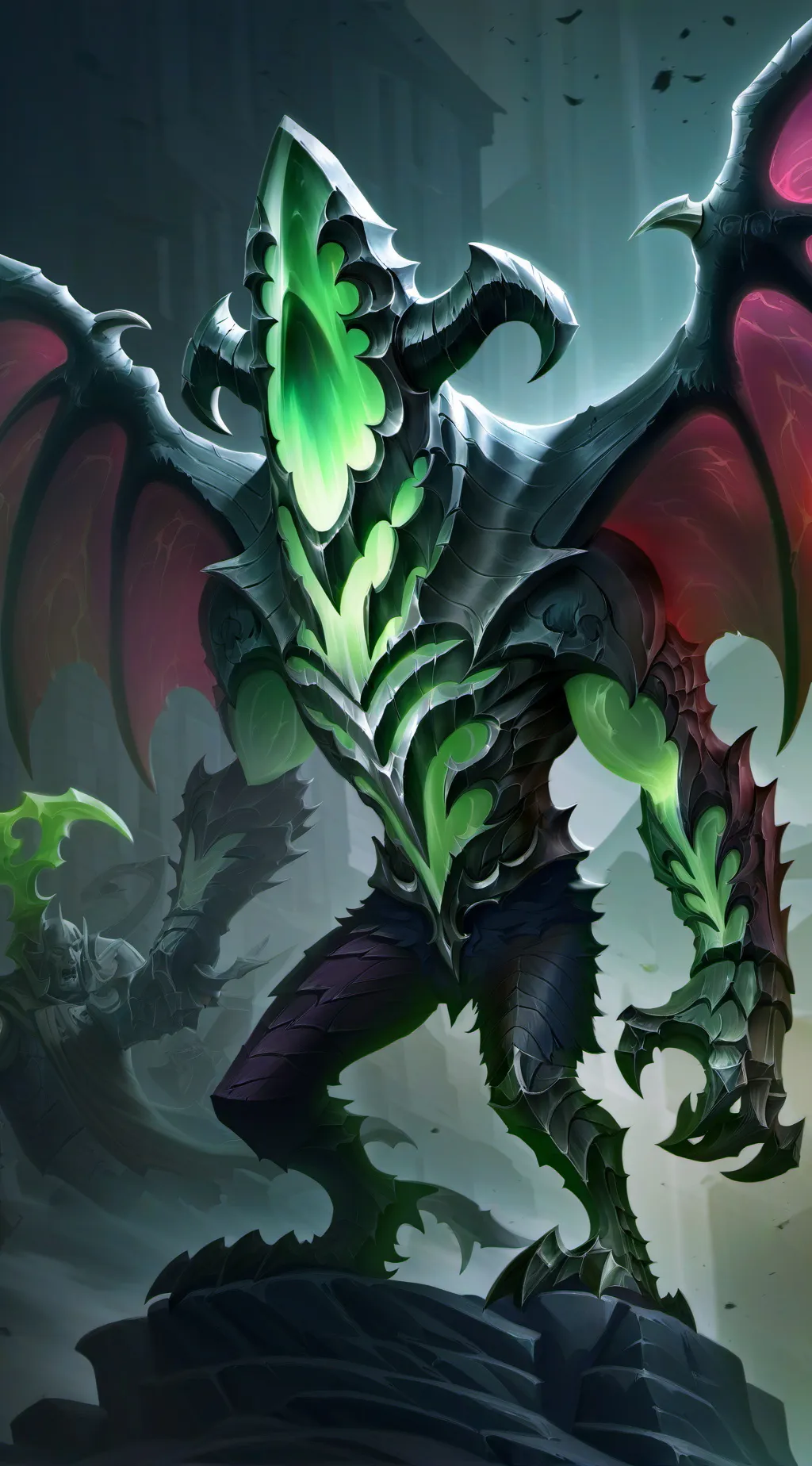 ai character: A Demon😨😨 background