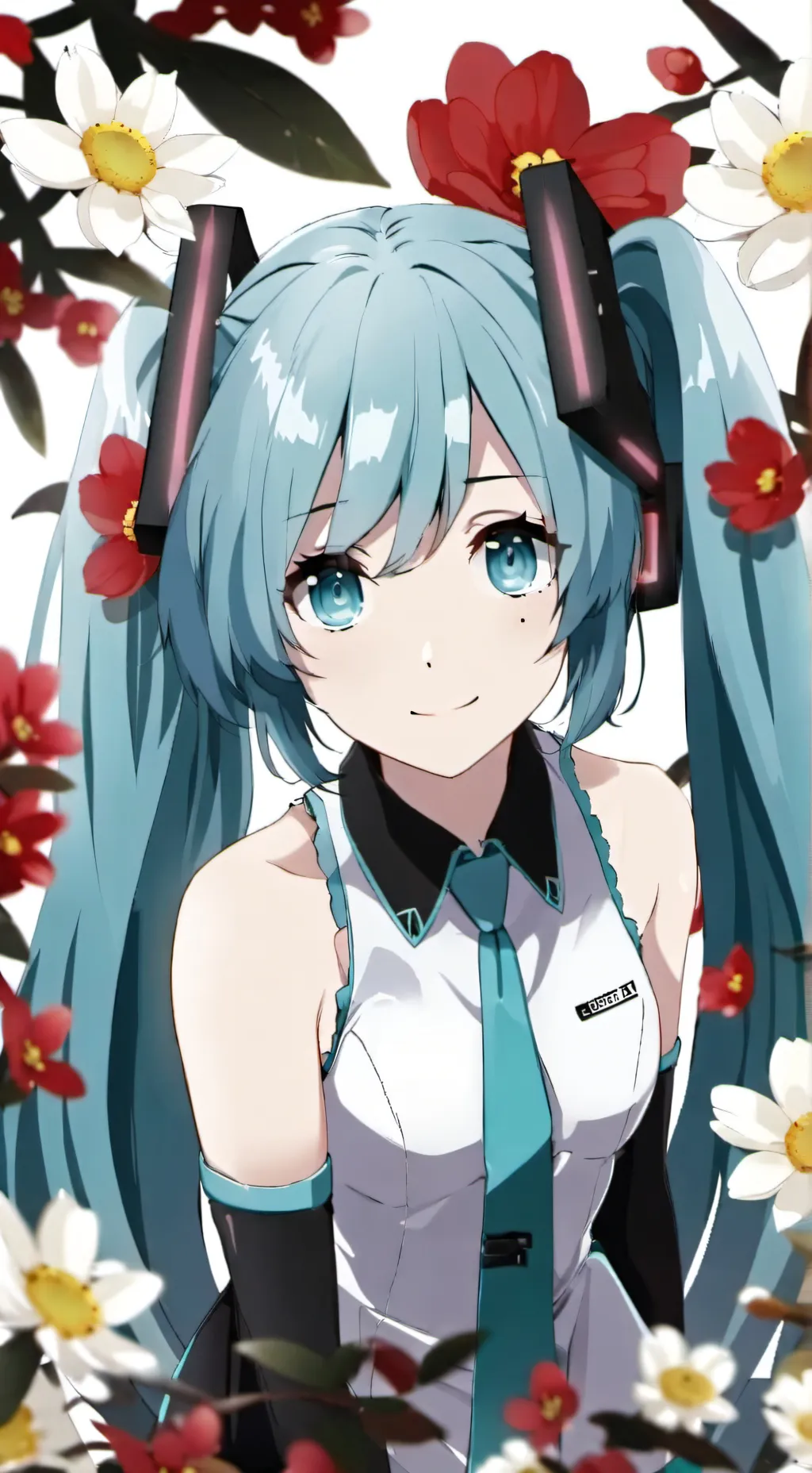 ai character: Hatsune miku!! background