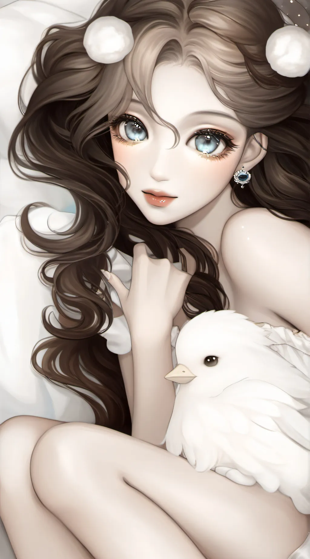 ai character: LANA🦋💐 background