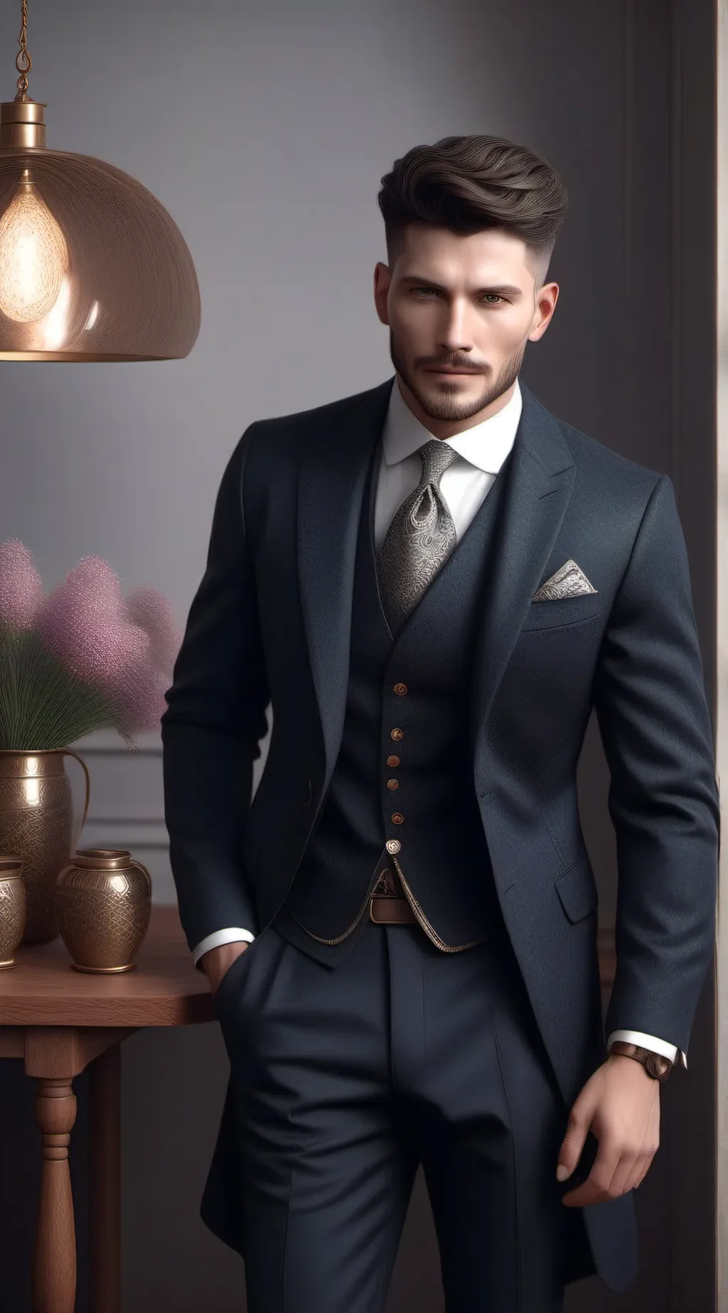 ai character: Ethan  background