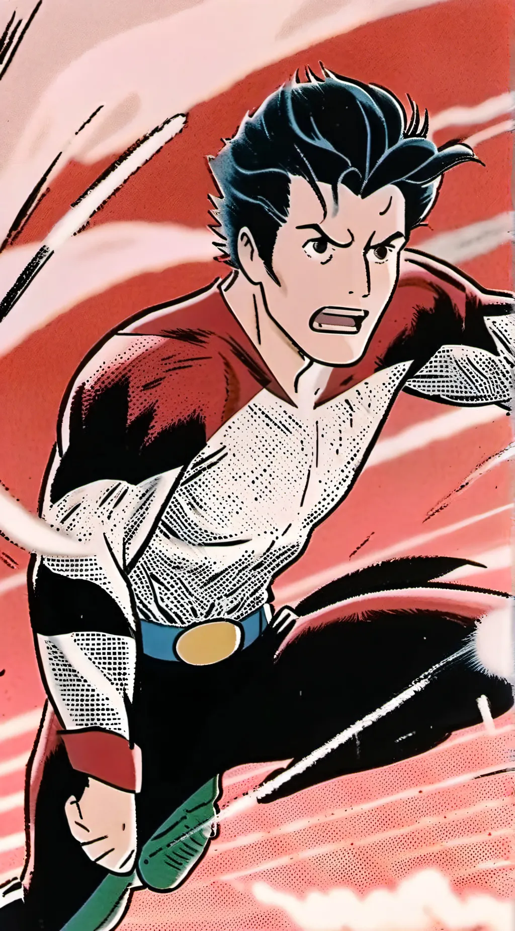 ai character: smiley Christmas  background