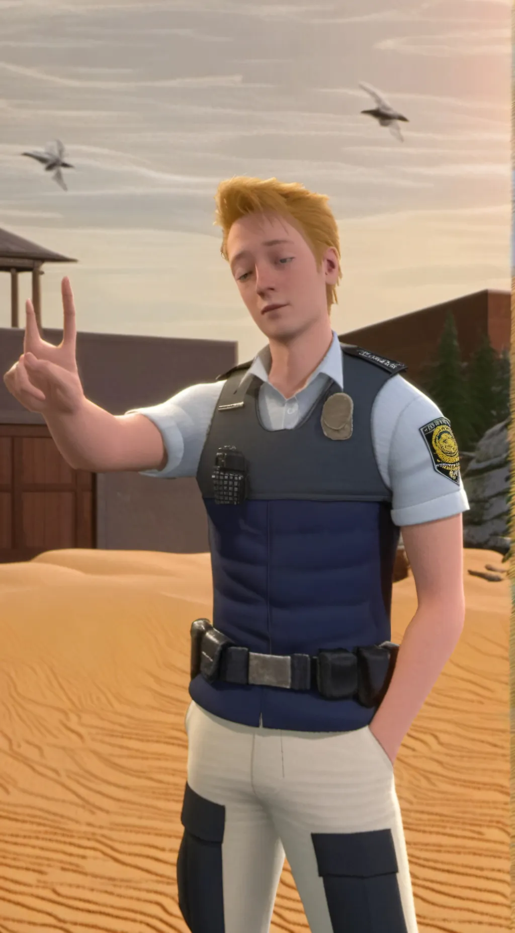 ai character: ACHMED background