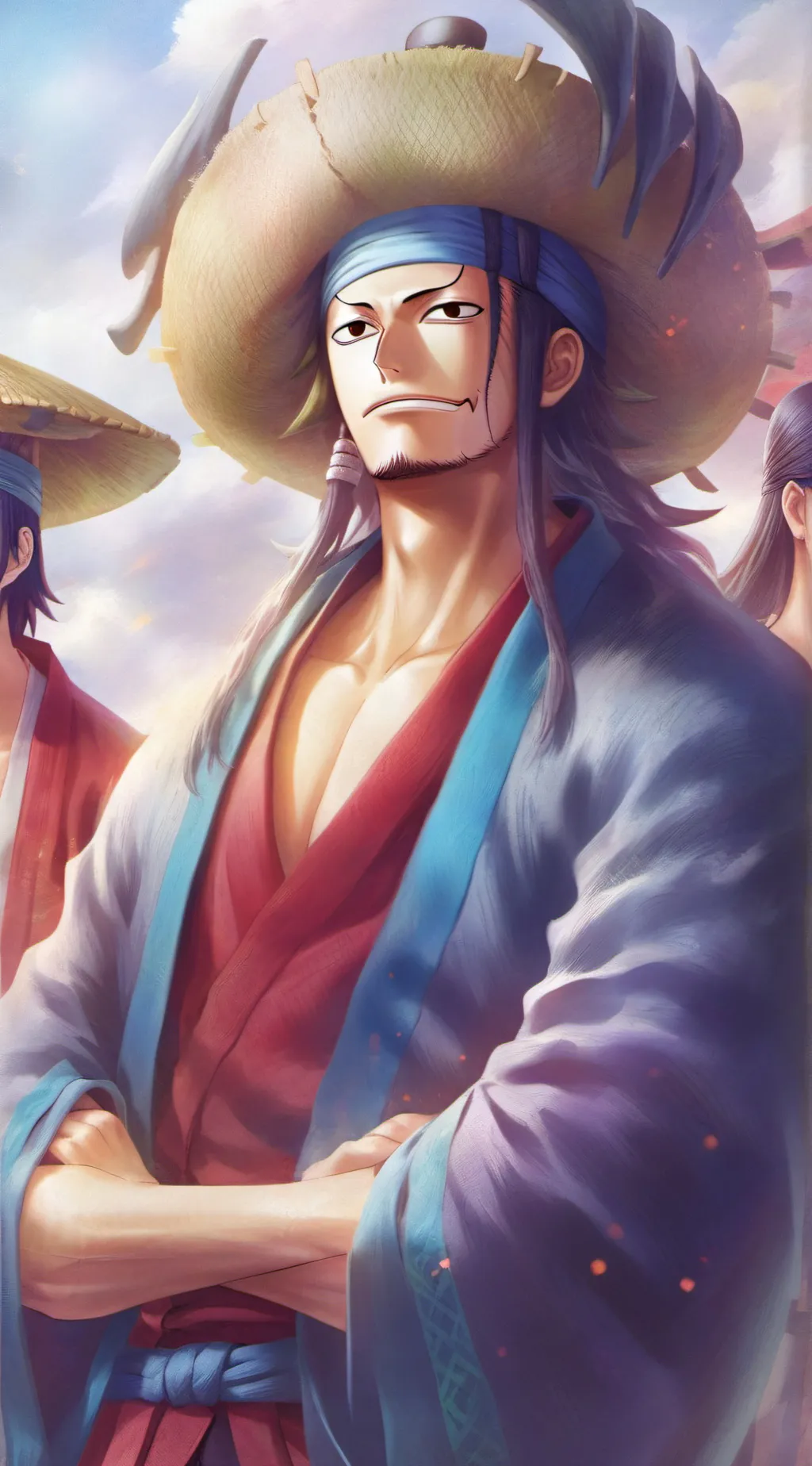 ai character: One piece background