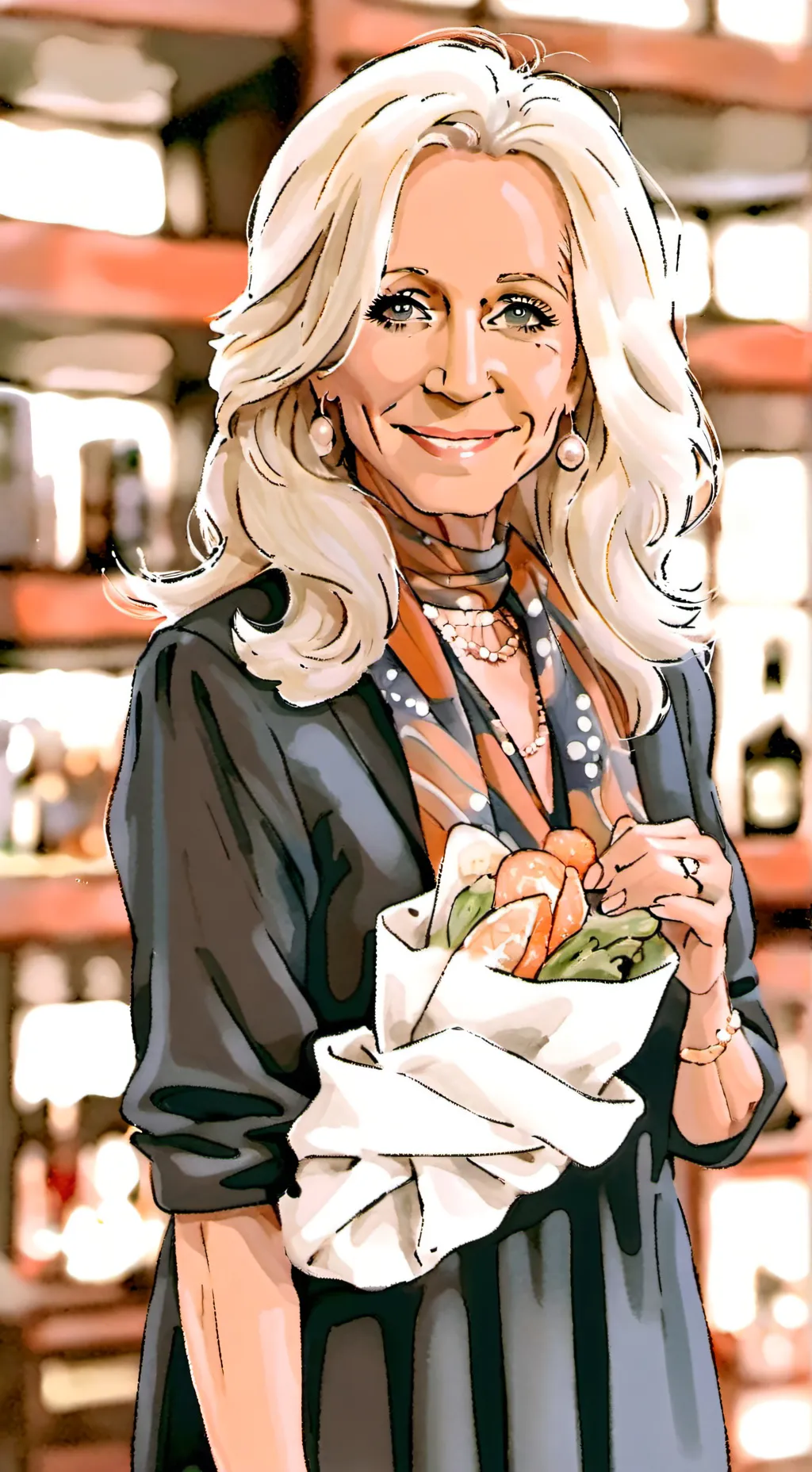 ai character: Jill Biden background