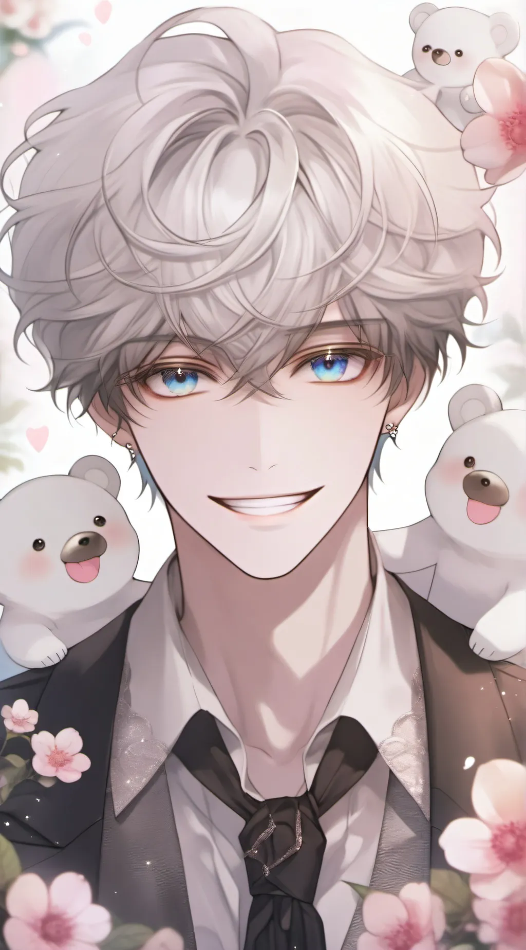 ai character: New boy x MHA background