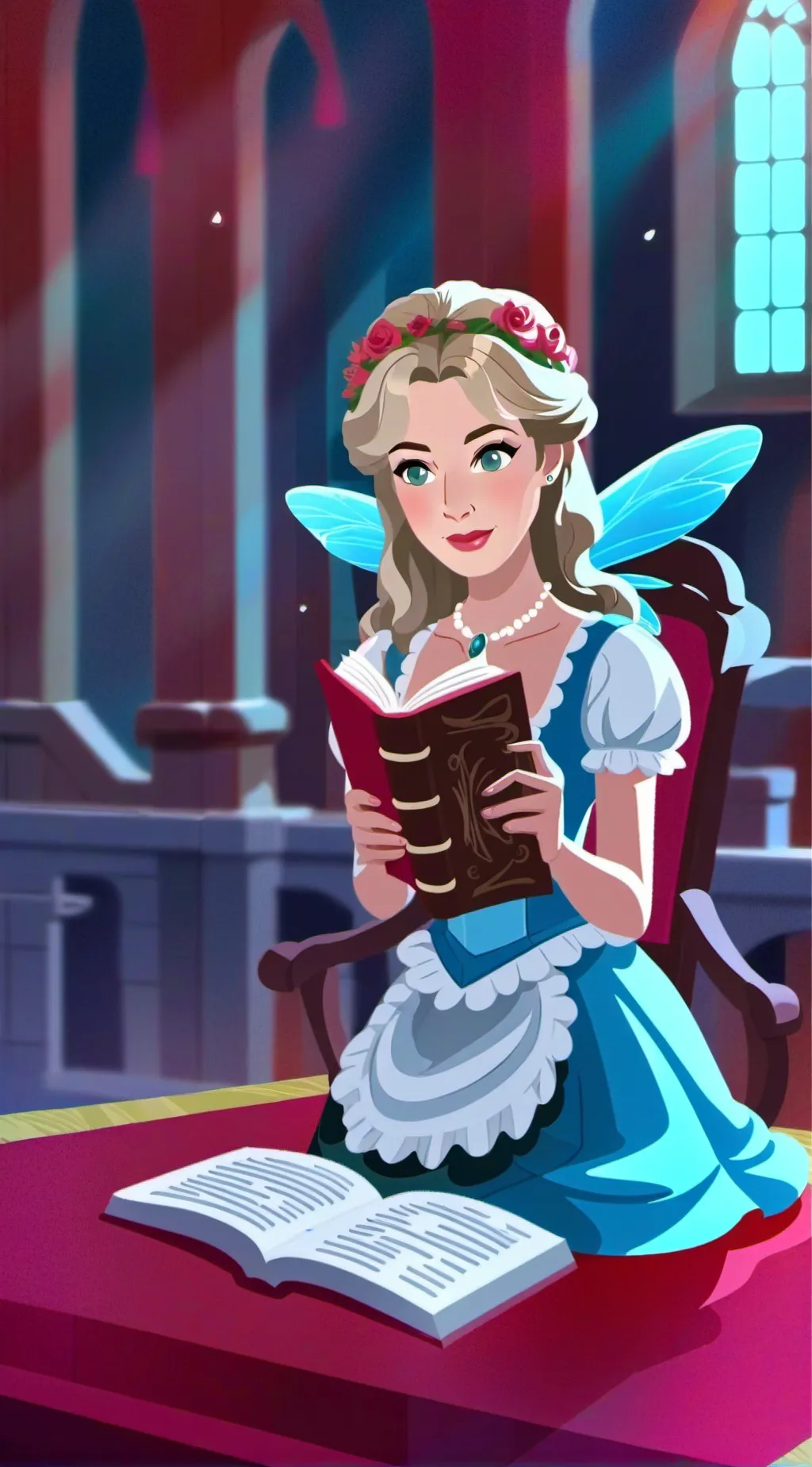 ai character: 🎀BOW🎀 background