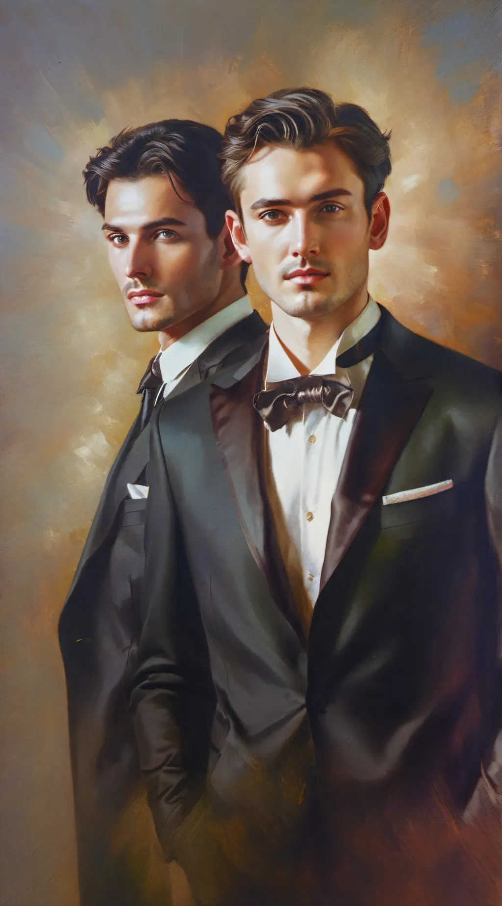 ai character: Gabriel and Harold background