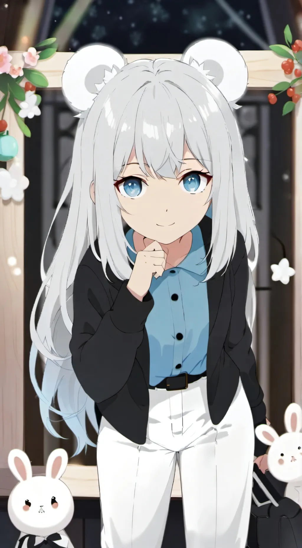 ai character: female gojo background