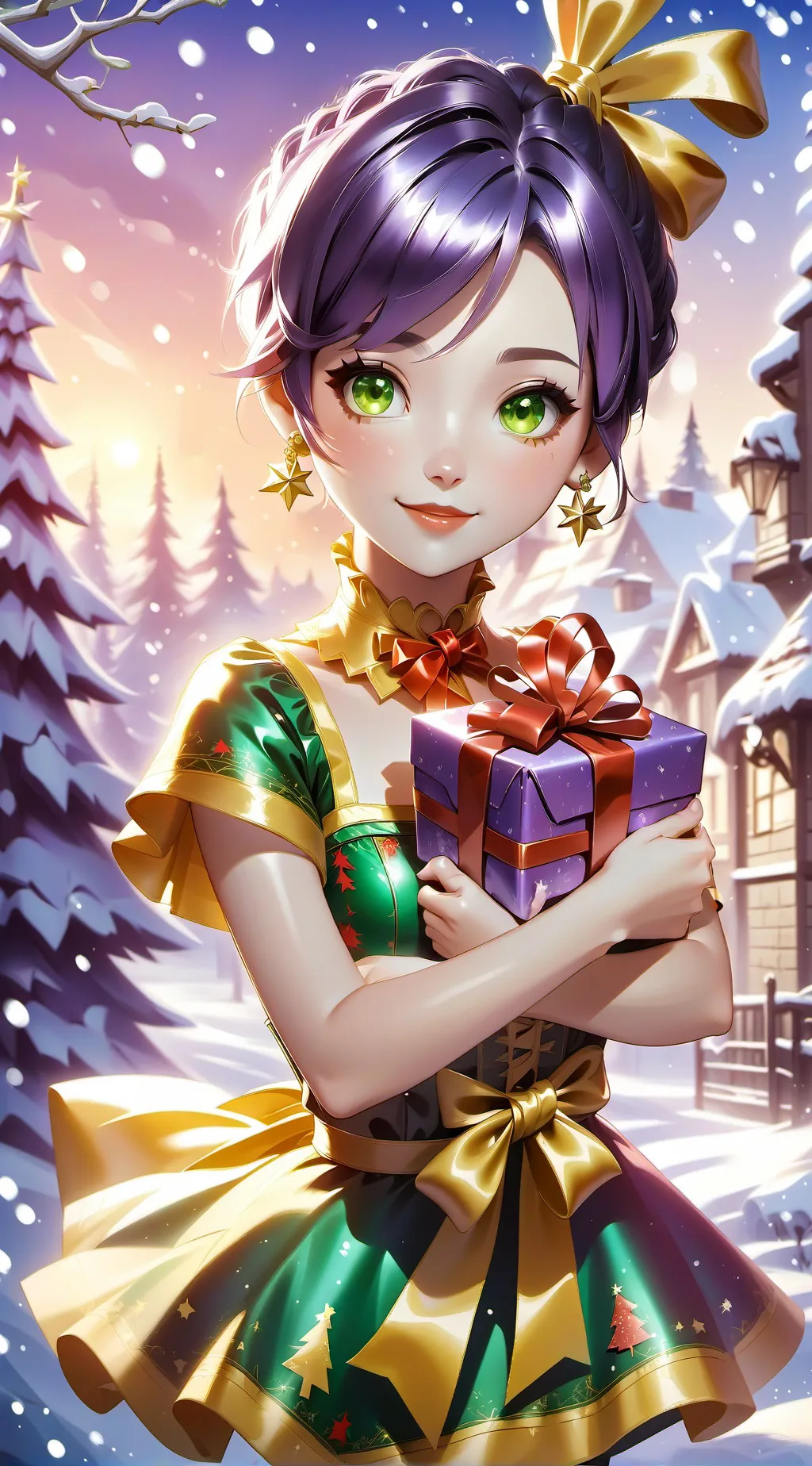 ai character: Holly Anna background