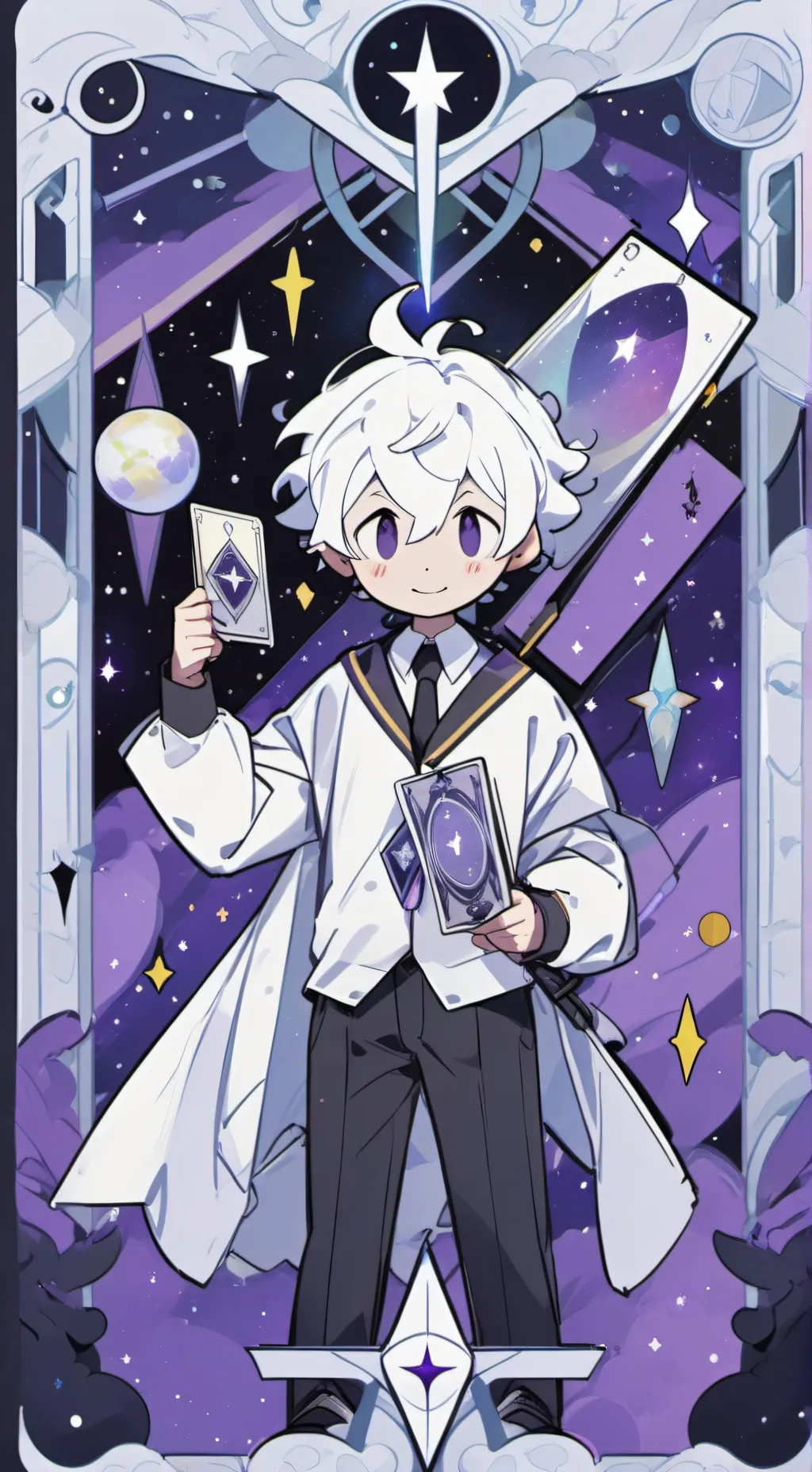 ai character: Multi-worlds background