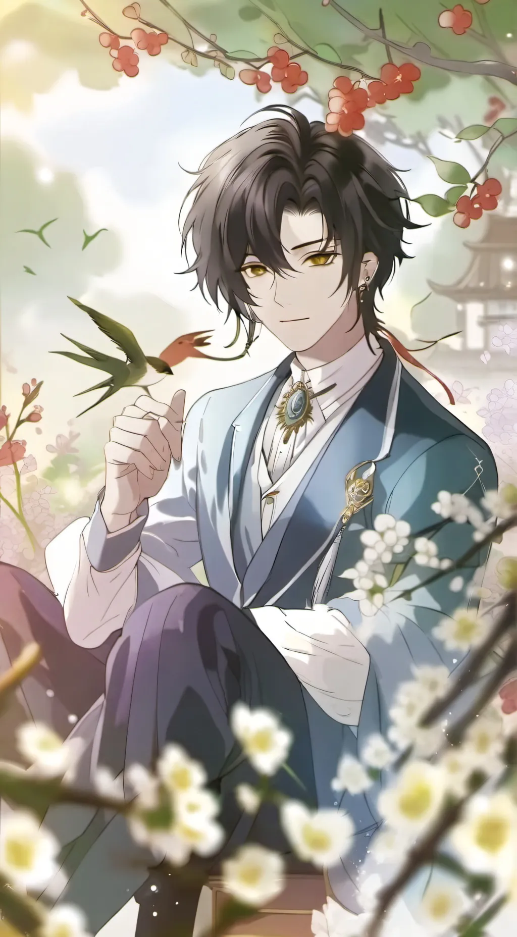 ai character: Max background