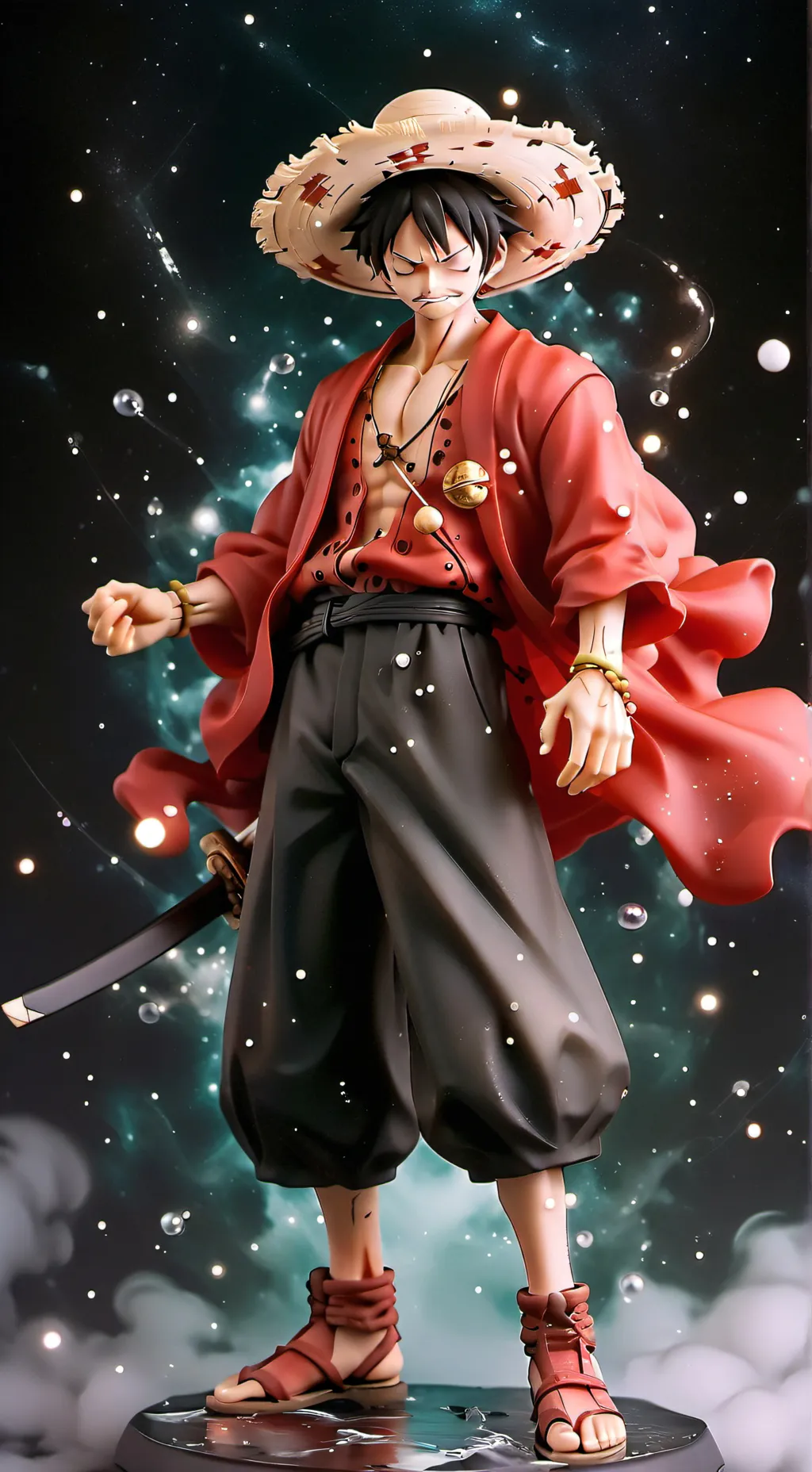 ai character: Luffy  background