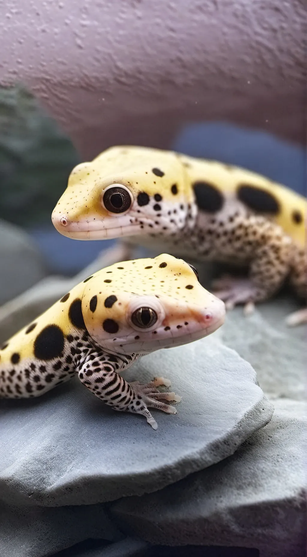 ai character: Moon and Dot background