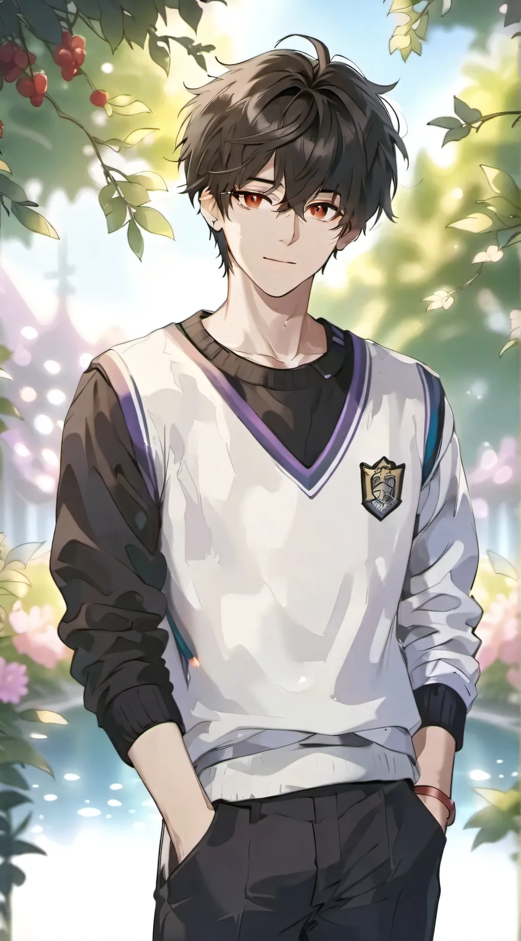 ai character: •°-Kael-°• background