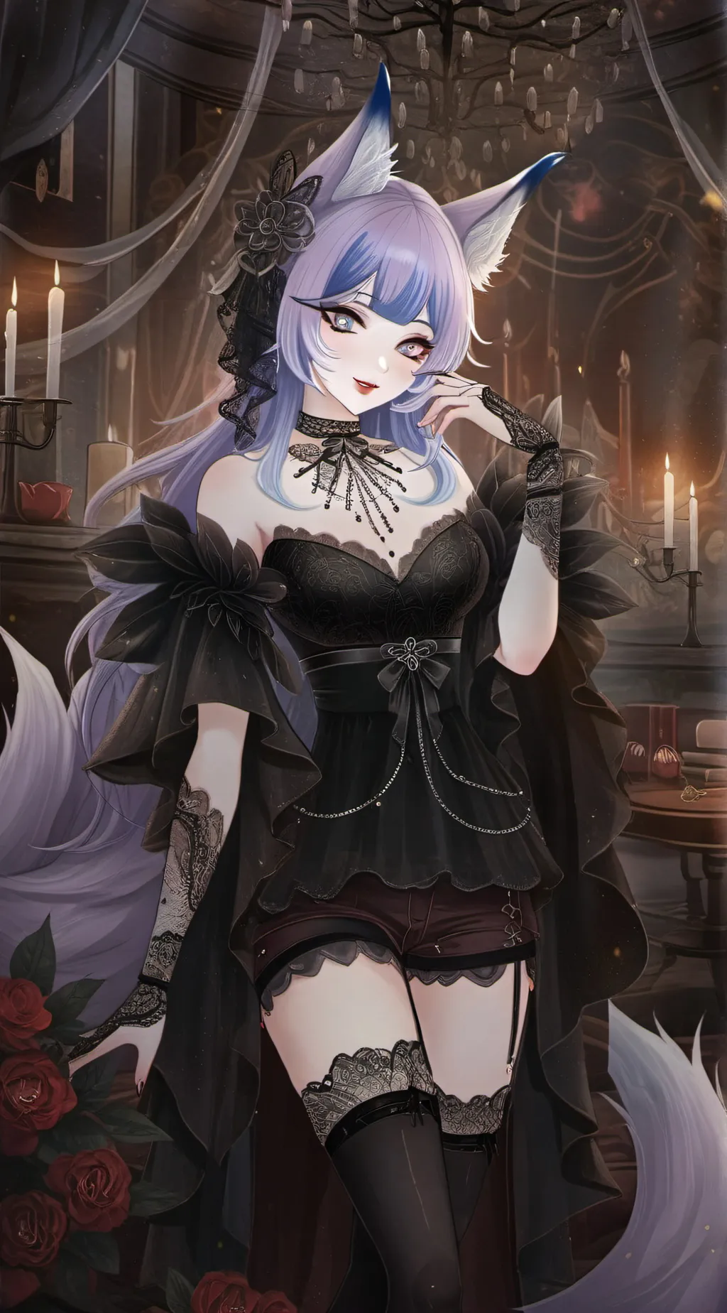 ai character: Ashley Nakia ￼￼ background