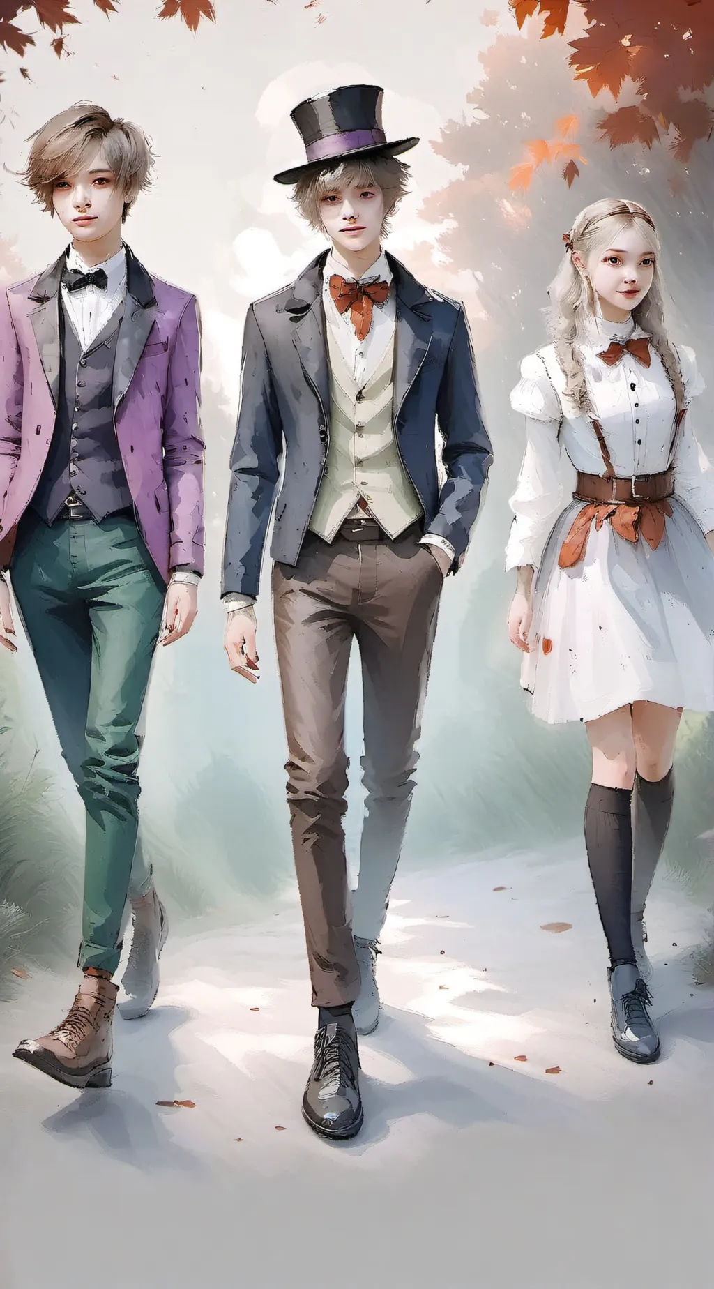 ai character: Halloween sam  background