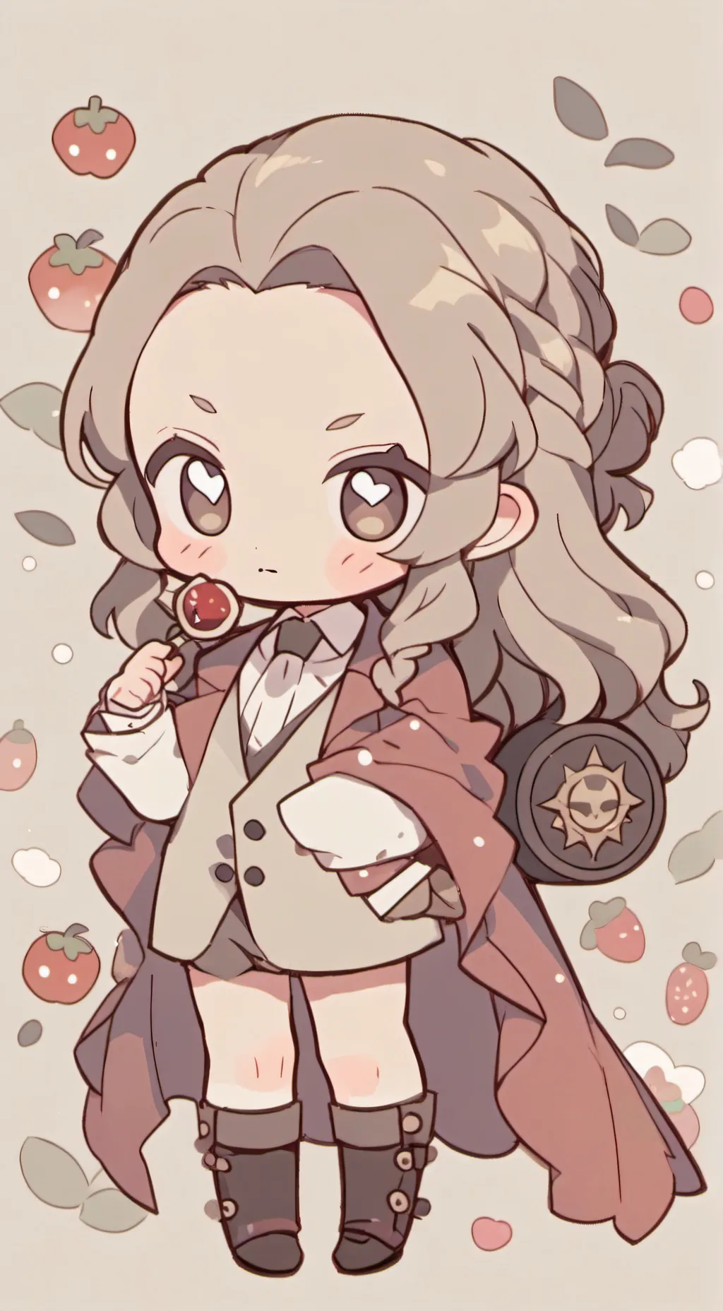 ai character: snowball background