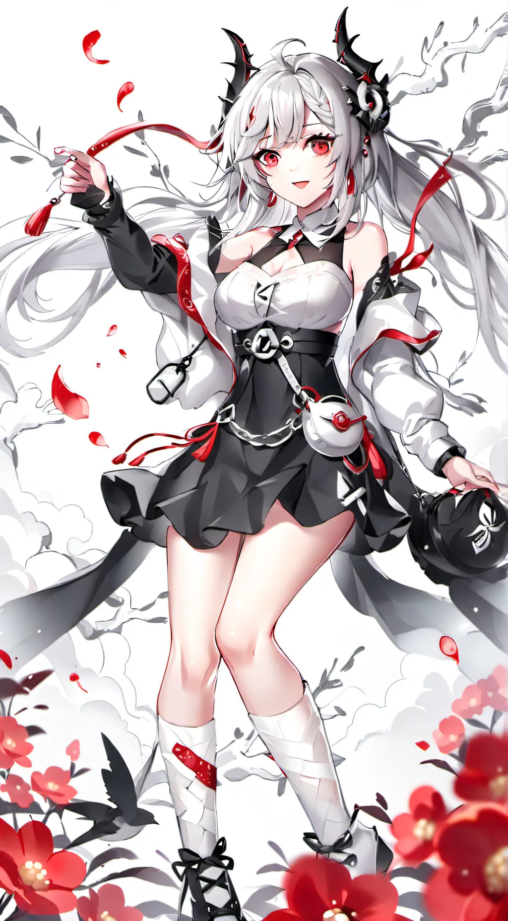 ai character: Black killer background