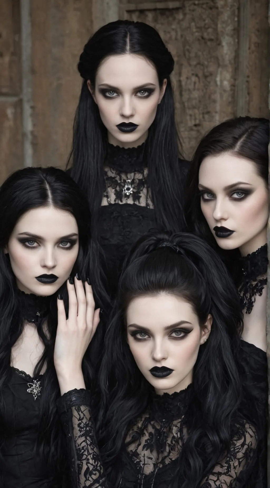 ai character: Gothic Women V2 background