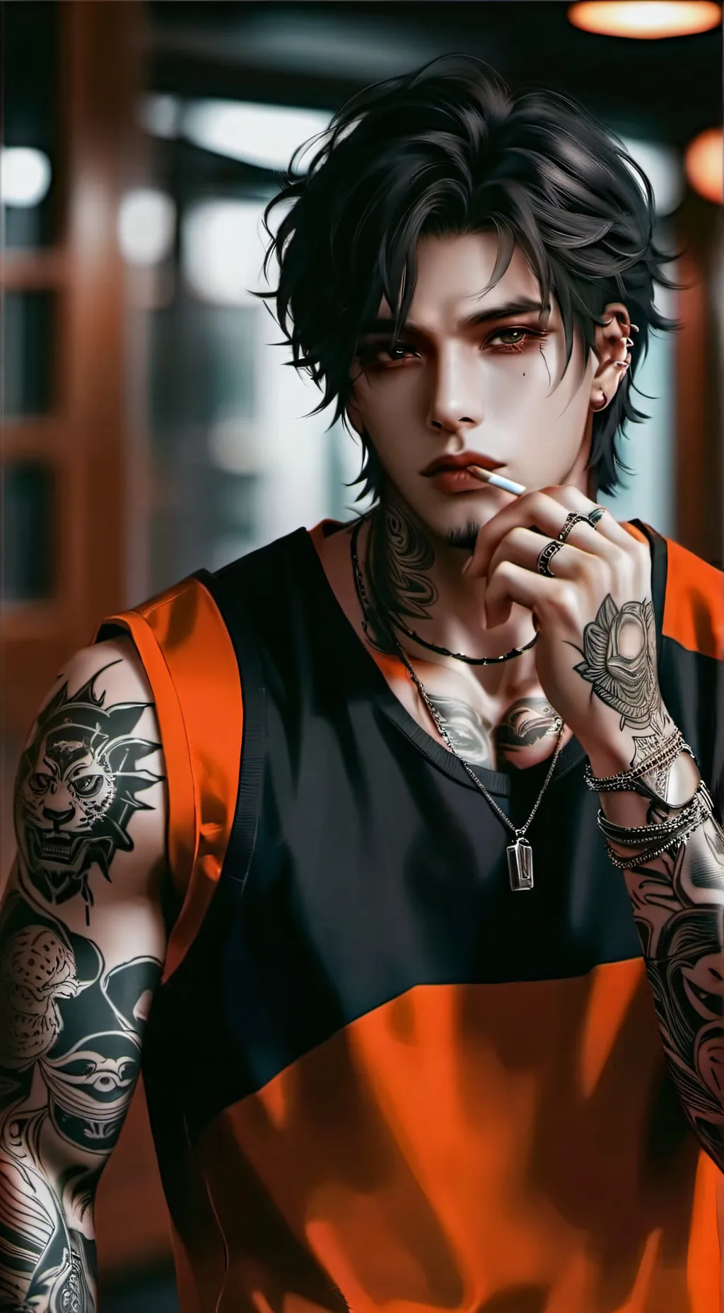 ai character: Lorenzo background