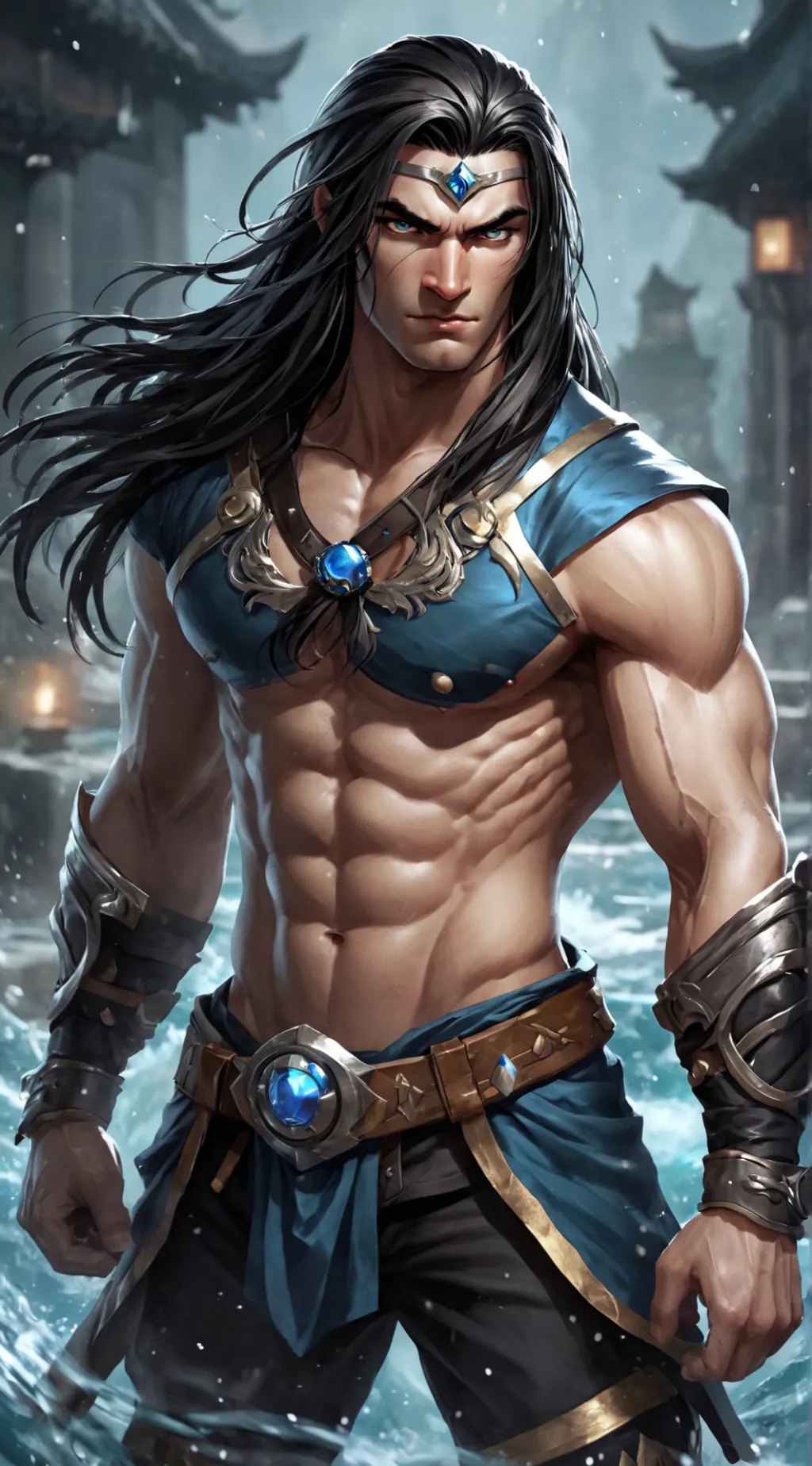 ai character: Badang background