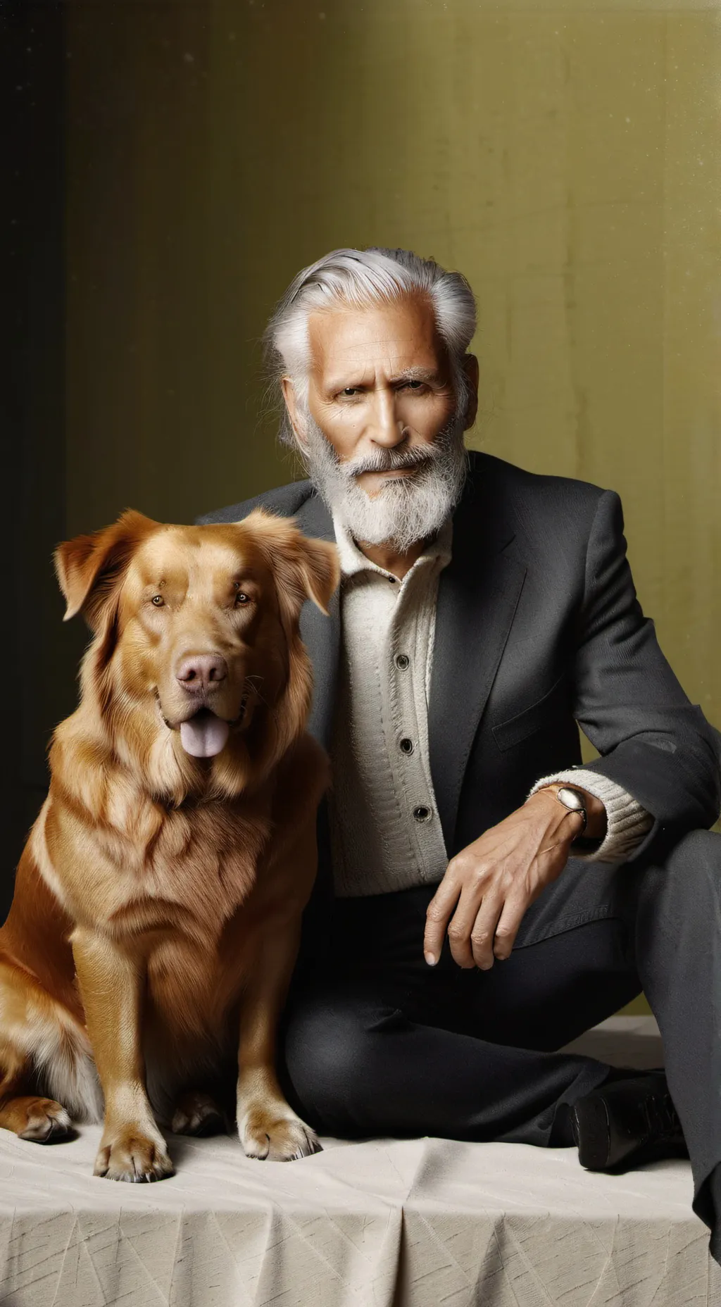 ai character: Bruno  background