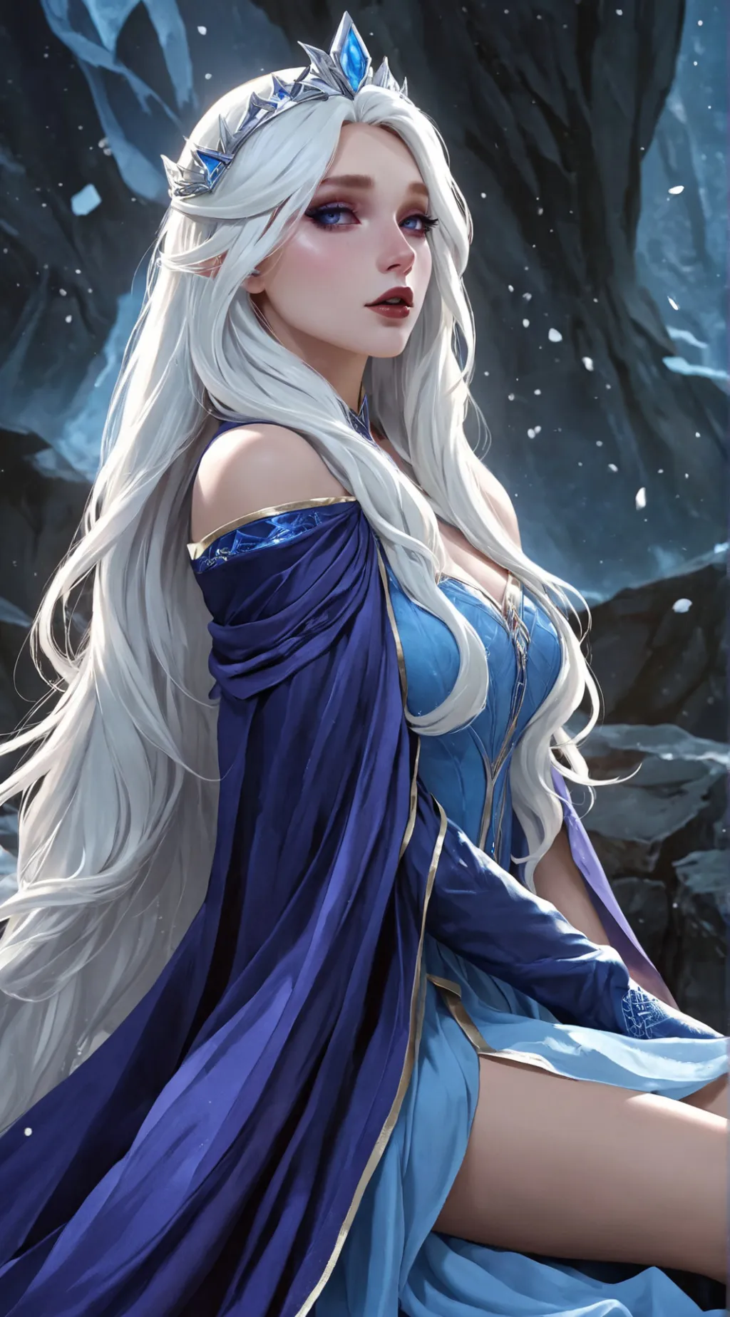 ai character: Aurora background