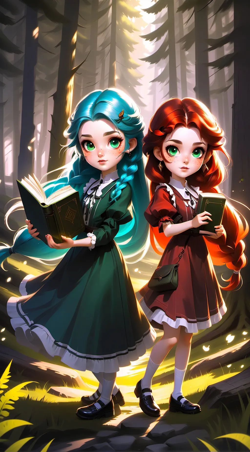 ai character: ~| The Twins |~ background