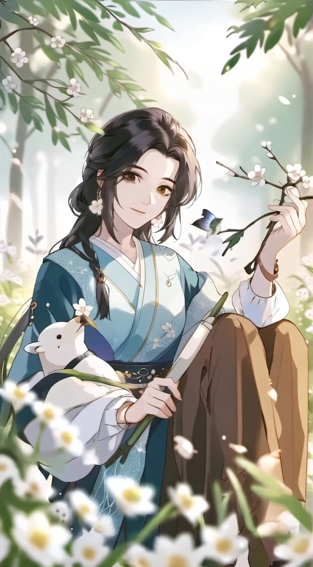 ai character: Мия background