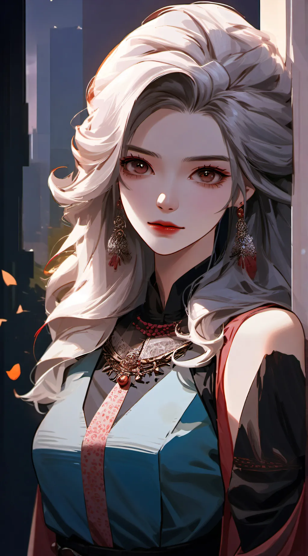 ai character: Naomi  background